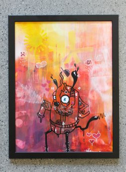 Painting in the Sunset