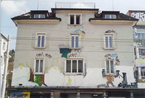 Graffiti Hausfassade